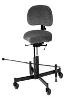 REAL 2015 STÅSTÖDSSTOL MED HJUL OCH BROMS